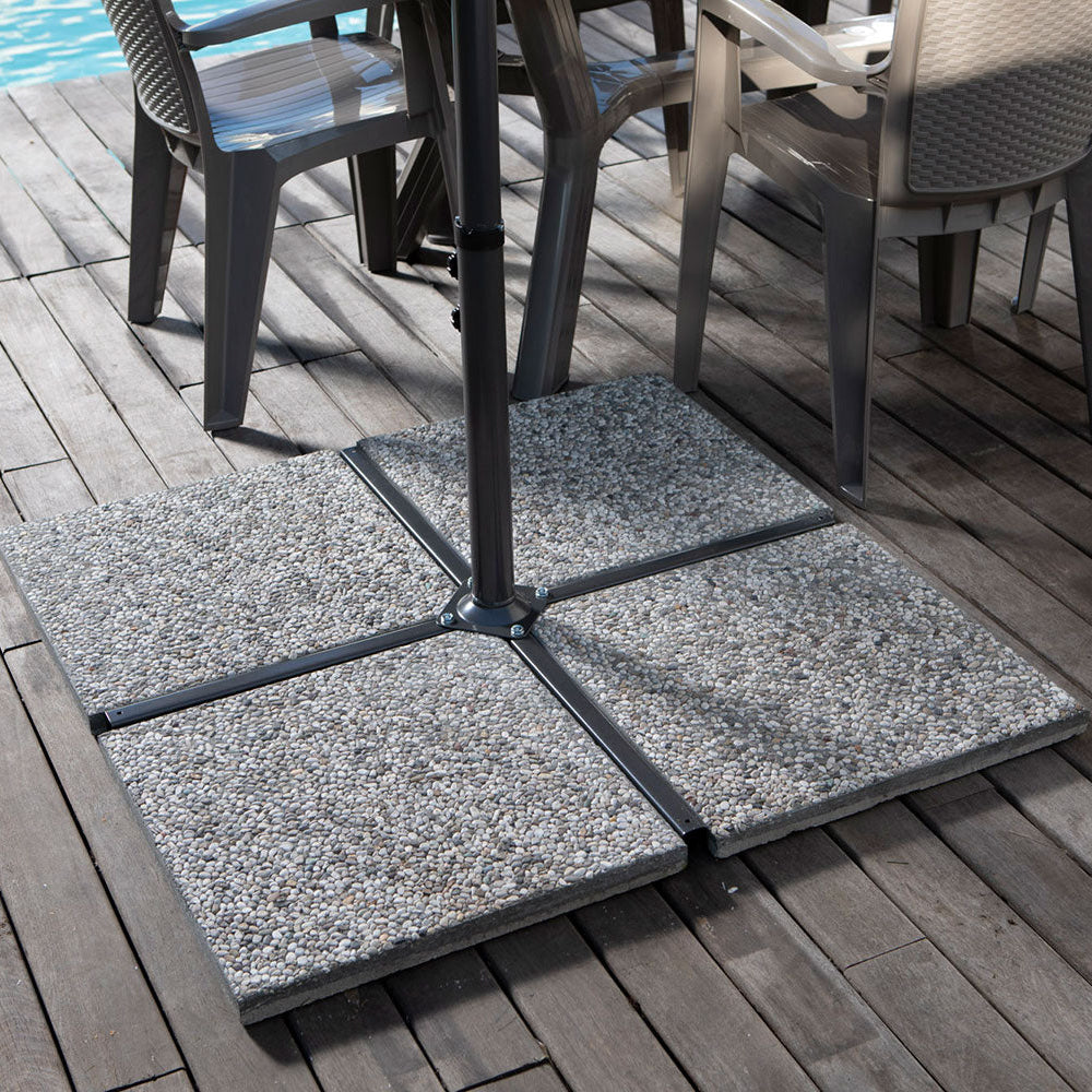 Ponente – ombrellone a palo laterale 290 cm per giardino e terrazzo