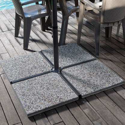 Ponente – ombrellone a palo laterale 290 cm per giardino e terrazzo