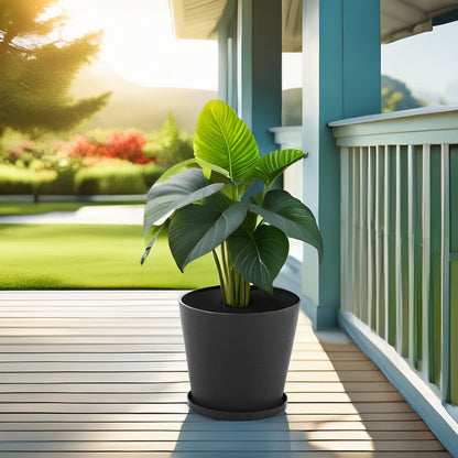 OKRUGLA VAZA S LJILJANIMA